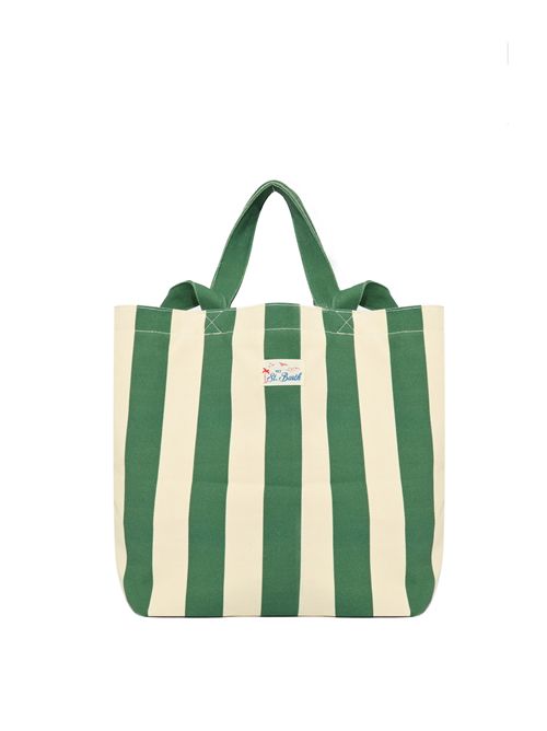 Borsa Tote Essential Beach in misto cotone a righe Mc2 Saint Barth | EBEC00107816L